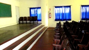 Auditório da Rádio Clube Ponta-grossense, onde foi realizada a reunião final da SPAA